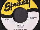 DON & DEWEY: bim bam / justine SPECIALTY 7
