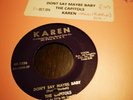 The Capitols Dont say maybe baby on Karen issue Northern Soul EX