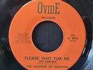 The Masters Of Houston - Please Wait For Me - Ovide 45 VG+ N.TX/SWEET SOUL