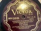 Victor LORM  78 RPM Set S-13 Kreisler Blech Brahms Concerto D Major V+ Z shellac