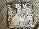 subhumans evolution 7” single 1983 first pressing