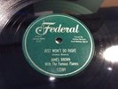 JAMES BROWN Federal 12289 Just Won't Do Right/Let's Make It R&B DOO-WOP SOUL 78