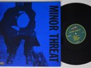 MINOR THREAT Self-Titled DISCHORD LP VG++ 1st UK pressing NICE  w/poster