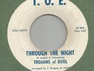 Indiana Garage Fuzz 45 TROJANS OF EVOL Through The Night /Why Girl OG TOE VG-/G+