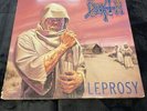 DEATH Leprosy LP 1.Press 1988 Original W Promo Stamp