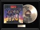 KISS DESTROYER FRAMED LP WHITE GOLD PLATINUM TONE RECORD RARE NON RIAA AWARD