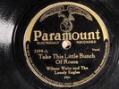 Wilmer Watts & The Lonely Eagles PARAMOUNT 3299 V+ RARE  COUNTRY HILLBILLY 78