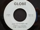 The Creations - Just Remember Me/Times Are Changing - Globe 45 VG- NORTHERN SOUL