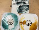 FINCH What It Is To Burn orig 2002 DOUBLE LP SIGNED teal orange swirl emo punk