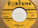 Tony Lee & His Quintette “Poppin’ Off / Suicide” RARE ORIGINAL FORTUNE R&B 7” 45