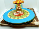Vintage Red Raven Sifo Magic Mirror Topper & 17 Animated Movie Records Color