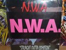 N.W.A Straight Outta Compton original 1988 1st press vinyl LP & banner wrap