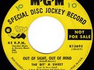 Snarling Garage Punk Fuzz BIT' A SWEET Out of Sight, Out of Mind 45 MGM HEAR