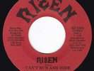 TX Heavy Metal Thrasher RIZEN Can't Run and Hide / Touch of Love 45 Rizen HEAR