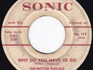 Gorgous PA Sweet Northern Soul RHYTHM RASCALS Why Do You Have to Go 45 HEAR