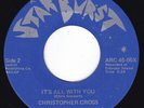 Melodic TX Rock Debut CHRISTOPHER CROSS It's All With You 45 Star Burst HEAR