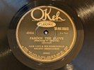 Jack Linx Okeh 41014 Pardon The Glove / Kirkeby Buffalo Rhythm Jazz 78 EE+
