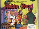 Walt Disney Productions' Story and Songs from Robin Hood 3810 w Book Record