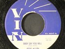 JESSE ALLEN: baby say you will / goodbye blues VIN 7