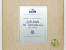 PIERRE FOURNIER - JS BACH the 6 suites for cello solo ARCHIV 3xLPs box NM