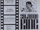 Solomon King (Original Soundtrack) 1974 US LP Sal / Wa Records P. SAS 1001