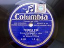 Ricardo Vines Piano Debussy Images - Poissons d'Or 78RPM Columbia LF 41