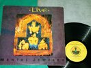 Live - Mental jewelry BRAZIL LP ONLY PRESS ORIGINAL 1991 Radioactive