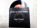 VINYL 45 RECORD,QUEEN & DAVID BOWIE - UNDER PRESSURE, 1981,E-47235
