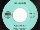 R&B Soul THE BELMONTS Walk On Boy / Let's Call It A Day SABINA Rare 45 VG+