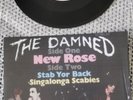 The Damned - Repress New Rose, rare French sleeve, punk