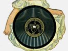 TALKING BOOK CORP DANCING GIRL 78rpm Record 1918 Children Excellent