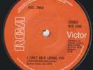 NORTHERN SOUL-PAUL ANKA-I CAN'T HELP LOVING YOU-R.C.A.-*1st ISSUE*-**NICE COPY**