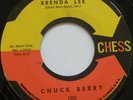 RARE 1964 1ST CHESS PRESS CHUCK BERRY *BRENDA LEE + YOU NEVER CAN TELL* 7