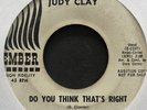 Judy Clay 60s R&B 45 on Ember   Do You Think That's Right   Promo   Hear