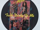Poison Picture Disc Talk Dirty To Me 12” Vinyl UK pressing Metal Glam