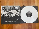 Subhumans : Crisis Point White Vinyl With Lyric Poster & Stencil. M/M Ltd 1/750