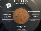 Joey Dee & The Starliters Lorraine Girl I Walk To School RARE Little 45 Doo Wop