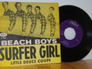 The BEACH BOYS Surfer Girl SWEDISH PICTURE SLEEVE 7'' Capitol F5009