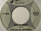 Girl Garage 45 LYN AND THE INVADERS Boy Is Gone FENTON Secretly HEAR