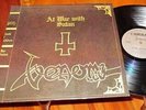 VENOM AT WAR WITH SATAN LP NM NEAR MINT US COMBAT VINYL HEAVY SPEED METAL 1984