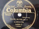 prewar pre-war blues 78 BARBECUE BOB Yo Yo Blues, Monkey & Baboon COLUMBIA 14523