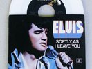 MINT  Elvis Presley Softly, As I Leave You / Unchained Melody .. Colored Vinyl