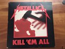 Metallica Kill 'Em All LP Megaforce Records MRI 069 NM