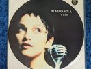 MADONNA RAIN 12'' VINYL PICTURE DISC RECORD LP Erotica PROMO CARD & HYPE