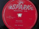 THE ROBINS Framed, Loop De Loop Mambo SPARK 78 RPM V plays well doo wop oldie