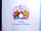 QUEEN FEAT. FREDDIE MERCURY A NIGHT AT THE OPERA RARE ORIG 1975 ELEKTRA LP MINT