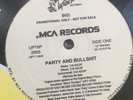 BIG Party And Bullshit Promo UPT8P 2605 Vinyl 12