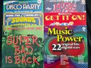 K-Tel, Ronco, Compilation-Music Power, Disco Party, Get It On, Super Bad- 6 LPs
