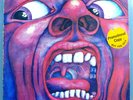 KING CRIMSON IN THE COURT RARE ORIG '69 ATLANTIC WHITE LABEL PROMO LP w/STICKER