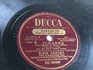 Bing Crosby on Decca singing from the Disney Movie, Legend of Sleepy Hollow